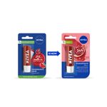 Buy Nivea Pomegranate Shine Caring Lip Balm (4.8 gm) - Purplle