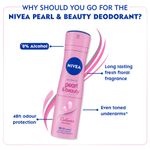Buy Nivea Deo- White Pearls & 0% Alcohol , for Smooth Underarms, 48H freshness and odour protection (150 ml) - Purplle