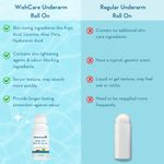 Buy WishCare Under Arm Roll On Serum for Under Arm Lightening, Treats Pigmentation & Controls Odour- 5% AHA, 3% Kojic Acid, Hyaluronic Acid, Acid Licorice & CICA- Aqua Fresh - 50 ml - Purplle