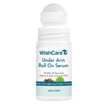 Buy WishCare Under Arm Roll On Serum for Under Arm Lightening, Treats Pigmentation & Controls Odour- 5% AHA, 3% Kojic Acid, Hyaluronic Acid, Acid Licorice & CICA- Aqua Fresh - 50 ml - Purplle