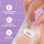 Buy Bombae RollplayA Body razor refills for women 2 refills 200 gm - Purplle