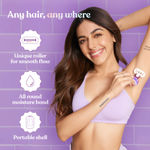 Buy Bombae Rollplay Mini Hair Removal Razor with Roller Compact Case | Soap strip with Jojoba Oil and Aloe Vera - Purplle