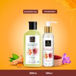 Buy Good Vibes Get Glowing Skin with Our Good Vibes Ubtan Shower Gel and Face Wash Combo Pack - Purplle