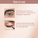 Buy Swiss Beauty Eyebrow & gel Eyeliner 2 in 1 - (3 g)+4 gm - Purplle