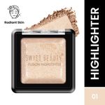 Buy Swiss Beauty Fusion Highlighter 1(6 gm) - Purplle