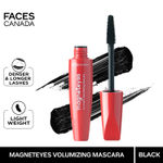 Buy Faces Canada Magnet Eyes Dramatic Volumizing Mascara | Intense Black | Easy Wash |Thick Bold Lashes | Long Lasting | Smudge Proof 9.5 ml - Purplle