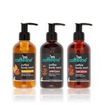 Buy mCaffeine Coffee Body Wash With Berries, Body Wash With Cocoa & Body Wash With Almond 600 ml Trio - Purplle