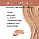 Buy Matt look Truly Matte Ultimate Cover Concealer, Longwearing & High Pigment Concealer, Warm-Nude (17gm) - Purplle