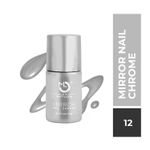 Buy Mattlook Shine Like Mirror Nail Chrome, Silver-A (12ml) - Purplle
