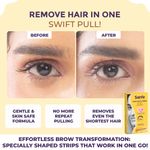 Buy Sanfe Facial Wax Strips Sakura | Precise Hair Removal For Eyebrows, Upper Lips, Forehead, Chin & Sideburns | Sakura Cold Gel & Glycerin | No Heating Required | For Complete Face Waxing | Salon Like Results | 10 Face Strips & 6 Eyebrow Strips - Purplle