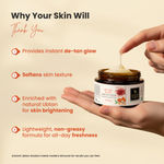 Buy Good Vibes Ubtan De-tan Glow Light Day Cream with Power of Serum | Oil free, Tan free, Depigmentation (50 gm) - Purplle