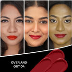 Buy FACES CANADA Comfy Matte Creme Lipstick - Over And Out, 4.2 gm| Long Stay | Creamy Matte Finish | Intense Color | Hydrating & Nourishing | Smooth Application - Purplle