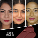 Buy FACES CANADA Comfy Matte Creme Lipstick - On The Move, 4.2 gm| Long Stay | Creamy Matte Finish | Intense Color | Hydrating & Nourishing | Smooth Application - Purplle