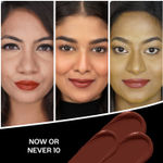 Buy FACES CANADA Comfy Matte Creme Lipstick - Now Or Never, 4.2 gm | Long Stay | Creamy Matte Finish | Intense Color | Hydrating & Nourishing | Smooth Application - Purplle