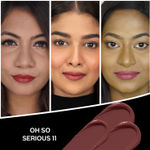 Buy FACES CANADA Comfy Matte Creme Lipstick - Oh So Serious, 4.2 gm | Long Stay | Creamy Matte Finish | Intense Color | Hydrating & Nourishing | Smooth Application - Purplle
