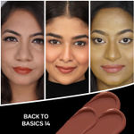 Buy FACES CANADA Comfy Matte Creme Lipstick - Back To Basics, 4.2 gm | Long Stay | Creamy Matte Finish | Intense Color | Hydrating & Nourishing | Smooth Application - Purplle