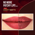 Buy FACES CANADA Comfy Matte Creme Lipstick - Back To Basics, 4.2 gm | Long Stay | Creamy Matte Finish | Intense Color | Hydrating & Nourishing | Smooth Application - Purplle