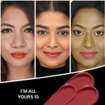 Buy FACES CANADA Comfy Matte Creme Lipstick - I’m All Yours, 4.2 gm | Long Stay | Creamy Matte Finish | Intense Color | Hydrating & Nourishing | Smooth Application - Purplle