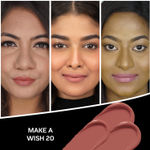 Buy FACES CANADA Comfy Matte Creme Lipstick - Make A Wish, 4.2 gm | Long Stay | Creamy Matte Finish | Intense Color | Hydrating & Nourishing | Smooth Application - Purplle