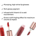Buy Makeup Revolution Pout Bomb Plumping Gloss Sauce Dusty Pink 4.6ml - Purplle