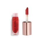 Buy Makeup Revolution Pout Bomb Plumping Gloss Juicy Red 4.6ml - Purplle