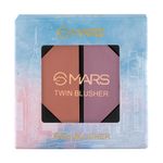 Buy MARS Twin Blusher with Matte Finish-02 (4.5 g) - Purplle