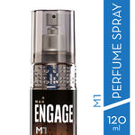 Buy Engage M1 Perfume for Men, Citrus and Woody Fragrance Scent, Skin Friendly Perfume for Men Long Lasting Smell, 120ml - Purplle