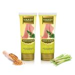 Buy Vaadi Herbals Value Pack Of 2 Foot Scrub With Fenugreek & Lemongrass Oil (110 g X 2) - Purplle