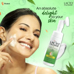 Buy Lacto Calamine Neem Aloe Turmeric Foaming Face wash| Reduces pimples| Purifies skin| With Built-in foaming Brush|Sulphate free face wash|Paraben Free| 150 ml - Purplle