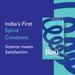 Buy Sirona Bleu Spiral Condoms for Men, Extra Dots for Her Extra Stimulation, 8 Units 8 Units - Purplle