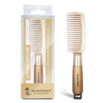 Buy Majestique Wide Tooth Hair Comb | Premium Golden Series 8 Inch Big Comb | Heat Resistant for All Hair Types - Golden - Purplle