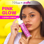 Buy NY Bae Shimmer Glow Fixer | Shimmer Setting Spray | Korean Glow | Makeup Fixer | Long Lasting Makuep | Everyday Highlighter | Strobe Glow | Shine & Shimmer Finish | Pink Diamond (110 ml) - Purplle