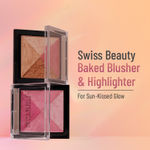 Buy Swiss Beauty Baked Blusher & Highlighter - Multi-01 (7 g) - Purplle