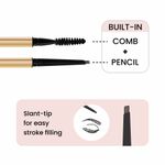 Buy Swiss beauty Micro Precision Eyebrow Pencil 01 Chestnut - 0.1 gm - Purplle