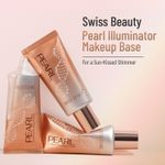 Buy Swiss Beauty Pearl Illuminator Makeup Base - Silver-Pink (35 g) - Purplle