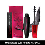 Buy FACES CANADA Magneteyes Curl Xtreme Mascara - Black, 8 gm | Curls Lashes | Waterproof | Quick Drying | Long Wear | Intense Black Finish | Lightweight | Enriched With Jojoba Oil & Vitamin B - Purplle