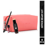 Buy SUGAR Cosmetics Office Ready Kit (Fair) - Kajal, Lipstick, Foundation | Combo Makeup Kit | Premium Set | Gift Set | Premium Combo for All Occasions | Free Pouch 3 Pcs - Purplle