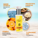 Buy FACES CANADA Sunscreen Lotion, 100 ml | SPF 50 PA+++ | Protects From UVA & UVB Rays | 1% Hyaluronic Acid & Vitamin C | Lightweight | No White Cast | Natural Radiant Glow| No Alcohol | No Parabens - Purplle