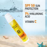 Buy FACES CANADA Water Gel Sunscreen, 50 gm | SPF 50 PA+++ | Protects From UVA, UVB & Blue-Light Rays | 1% Hyaluronic Acid & Vitamin C | Lightweight | No White Cast | Natural Radiant Glow| No Alcohol - Purplle