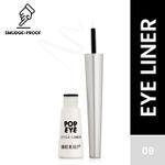 Buy Swiss Beauty Waterproof Pop Eyeliner With Smudge Proof and Quick Drying Formula - 09 Peace White - 3 ml - Purplle