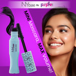 Buy NY Bae Long Lash Mascara - Length and Volume | Long Eyelashes | Quick Hair Cara |Smudgeproof | Black Mini Maskara | Eye Makeup | Travel Pack | (5ml) - Purplle