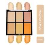 Buy Half N Half Cover Concealer Skin Beauty, Multicolour Palette, Pastel (9.6 gm) - Purplle