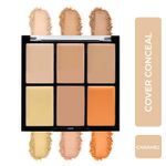 Buy Half N Half Cover Concealer Skin Beauty, Multicolour Palette, Caramel (9.6 gm) - Purplle