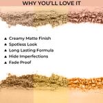 Buy Half N Half Cover Concealer Skin Beauty, Multicolour Palette, Caramel (9.6 gm) - Purplle