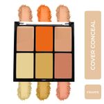 Buy Half N Half Cover Concealer Skin Beauty, Multicolour Palette, Frappe (9.6 gm) - Purplle