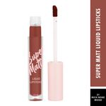 Buy Swiss Beauty Super Matte Liquid Lipstick 3.5ml 21(For Craze) - Purplle