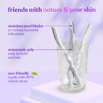 Buy Bombae Biodegradable Face Razor For Women (Pack of 3) 200 gm - Purplle