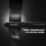 Buy Ikonic Hair Straigtner - Slim Titanium Shine | Black | Ceramic | Corded Electric | Hair Type - All | Heating Temperature - Up To 360 Degrees Celsius - Purplle