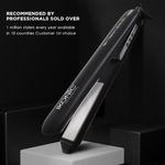 Buy Ikonic Hair Straigtner - Slim Titanium Shine | Black | Ceramic | Corded Electric | Hair Type - All | Heating Temperature - Up To 360 Degrees Celsius - Purplle