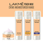 Buy Lakme Peach Milk Vit-E creme Moisture-Riser |Enriched With Vitamin E |Improves Skin Texture |50 gm  - Purplle